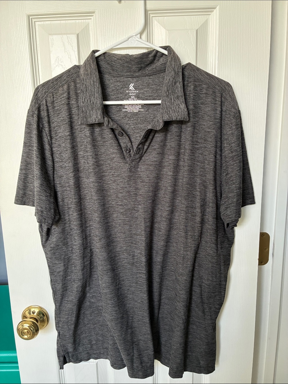 Kyodan Men's Charcoal Heather Polo
